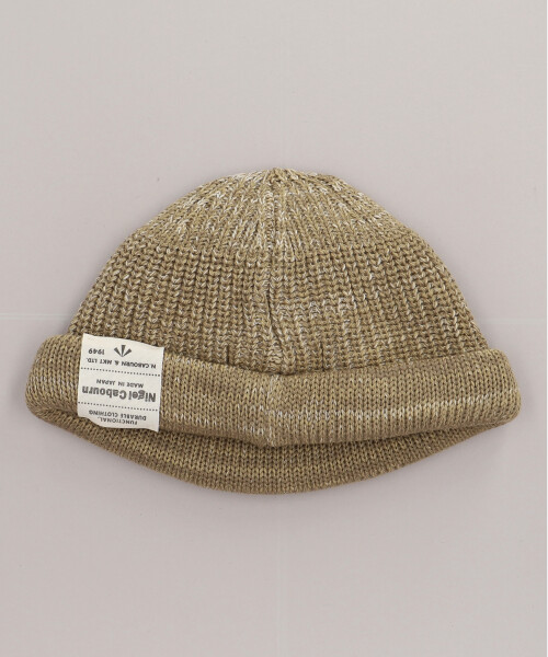 NC BEANIE COTTON BEIGE ONESIZE