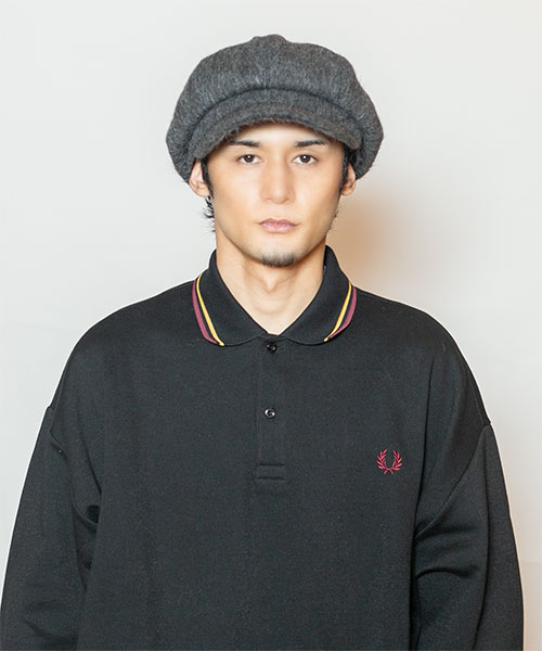 モデル頭囲：58cm 着用サイズ：Mサイズ