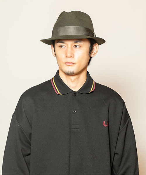 モデル頭囲：58cm 着用サイズ：59サイズ