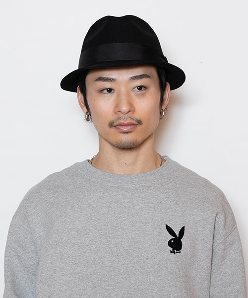 BLACK モデル頭囲：58.5cm 着用サイズ：58