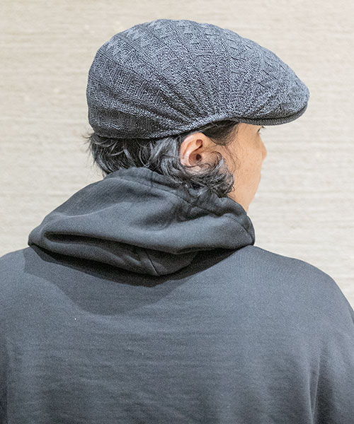 モデル頭囲：58cm 着用サイズ：ONESIZE
