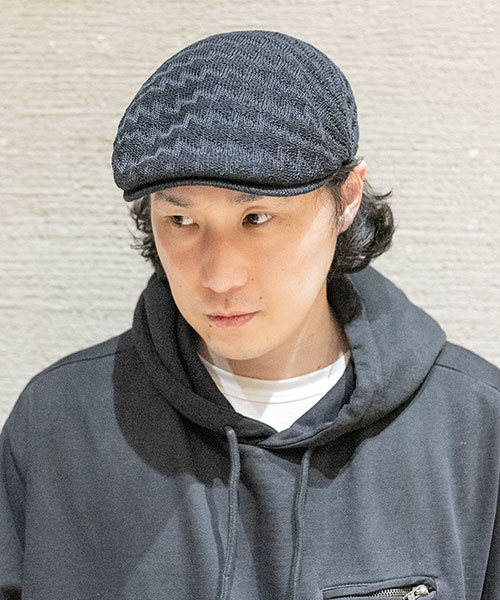モデル頭囲：58cm 着用サイズ：ONESIZE