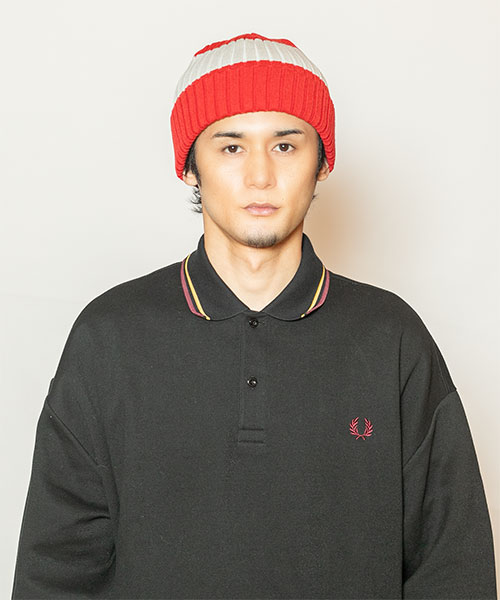 モデル頭囲：58cm 着用サイズ：ONESIZE