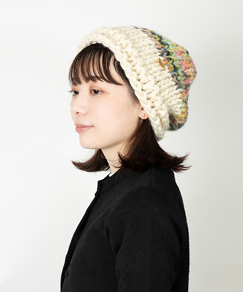 モデル頭囲：56cm 着用サイズ：ONESIZE