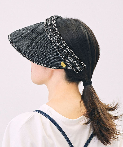 モデル頭囲：53cm 着用サイズ：ONESIZE
