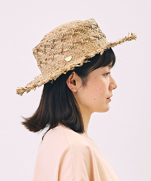 モデル頭囲：53cm 着用サイズ：ONESIZE