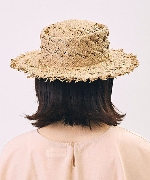 モデル頭囲：53cm 着用サイズ：ONESIZE