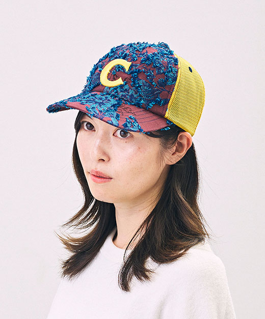 モデル頭囲：53cm 着用サイズ：ONESIZE