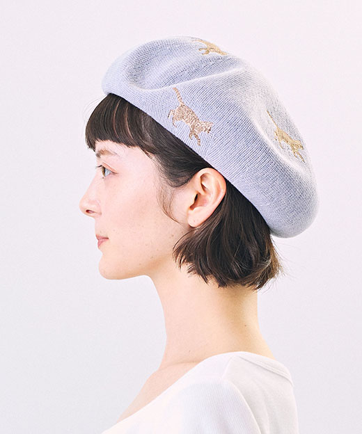 モデル頭囲：52cm 着用サイズ：ONESIZE