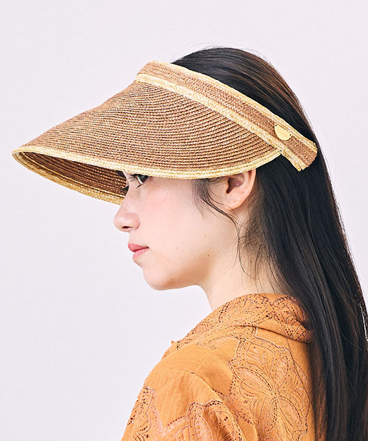 モデル頭囲：54cm 着用サイズ：ONESIZE