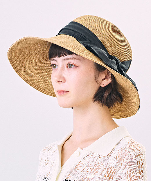 モデル頭囲：52cm 着用サイズ：ONESIZE