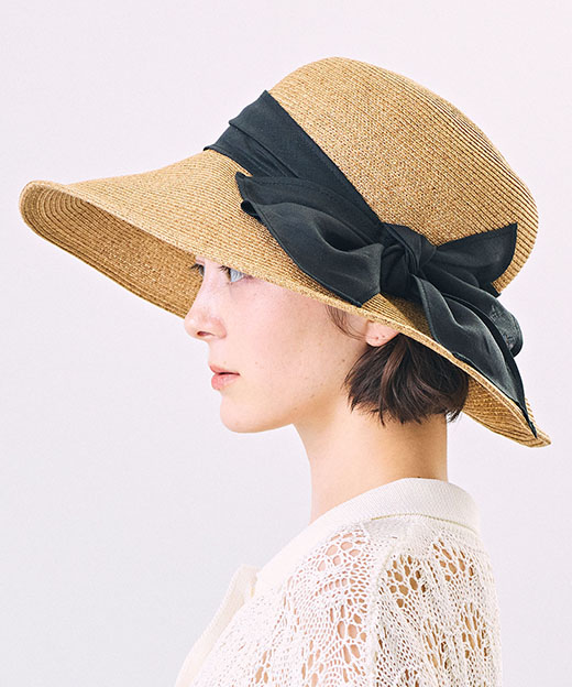 モデル頭囲：52cm 着用サイズ：ONESIZE