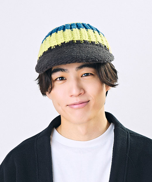 BROWN　モデル頭囲：58cm