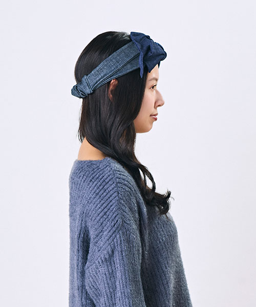 モデル頭囲：54cm 着用サイズ：ONESIZE
