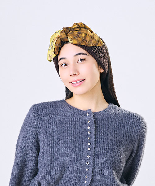 BROWN　モデル頭囲：56cm