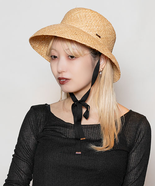 モデル頭囲：58cm 着用サイズ：ONESIZE