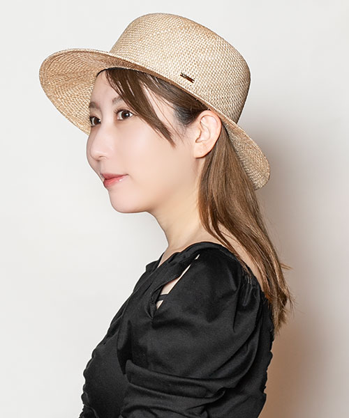 モデル頭囲：56cm 着用サイズ：ONESIZE