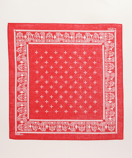 CROSS BANDANA RED ONESIZE