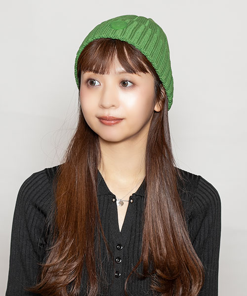 モデル頭囲：56cm 着用サイズ：ONESIZE