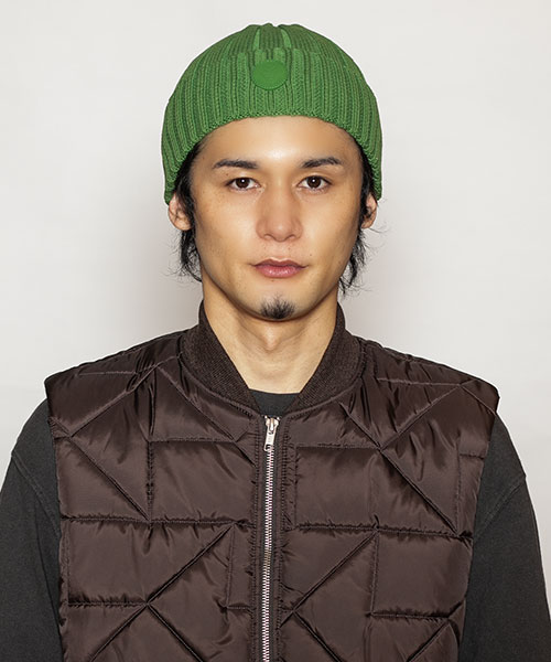 モデル頭囲：58cm 着用サイズ：ONESIZE
