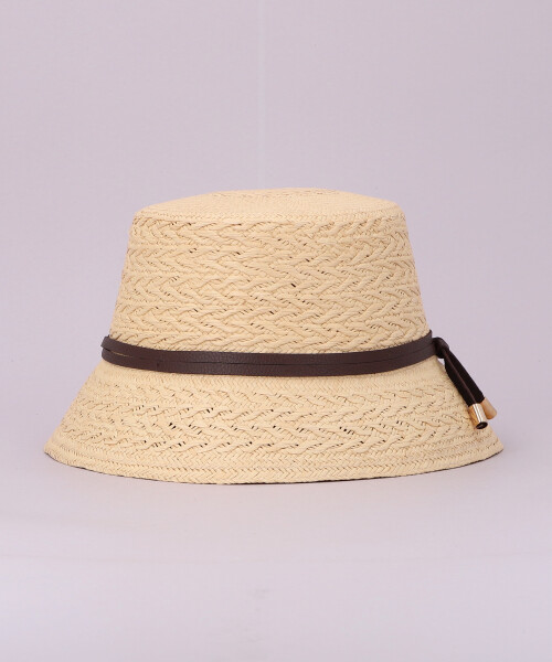 TEXTURIZED STRAW LAMP SHADE BEIGE ONESIZE