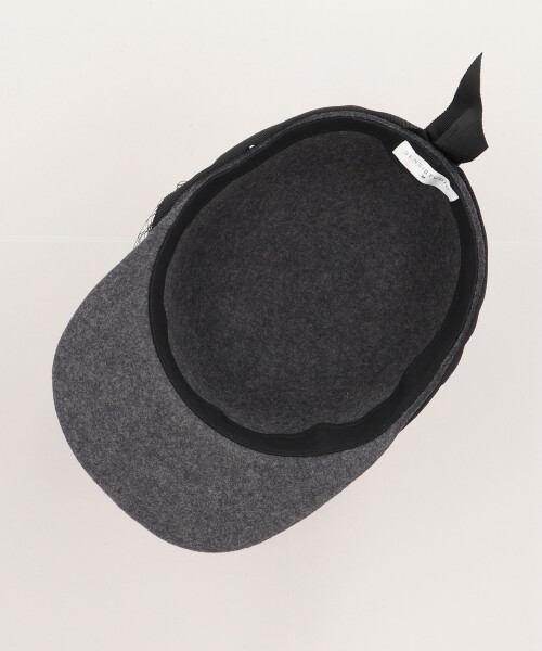 CAP WITH TULLE BROWN ONESIZE