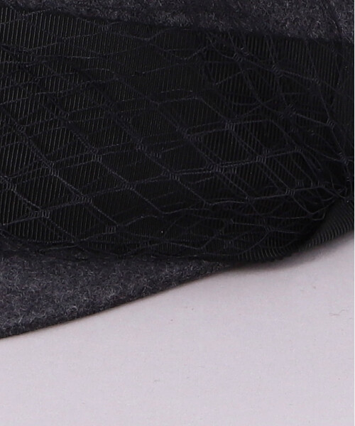 CAP WITH TULLE BROWN ONESIZE