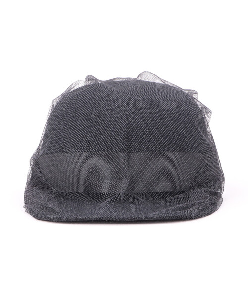 CA4LA チュールを纏ったキャスケット CAP WITH TULLE2(ONESIZE BLACK): キャスケット|帽子通販