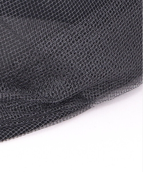 CA4LA チュールを纏ったキャスケット CAP WITH TULLE(ONESIZE BROWN): キャスケット｜帽子通販｜CA4LA