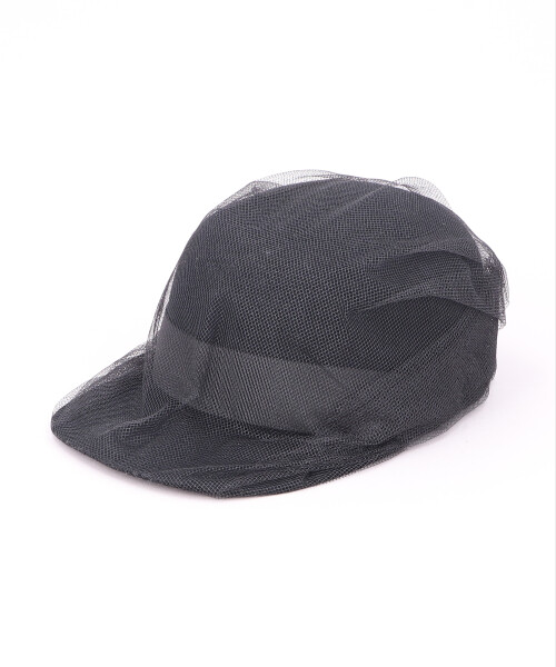 CA4LA チュールを纏ったキャスケット CAP WITH TULLE2(ONESIZE BLACK): キャスケット|帽子通販