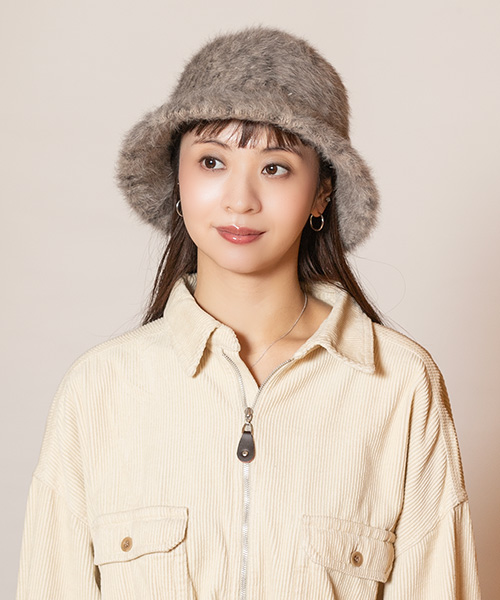 モデル頭囲：56cm 着用サイズ：ONESIZE