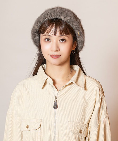 モデル頭囲：56cm 着用サイズ：ONESIZE
