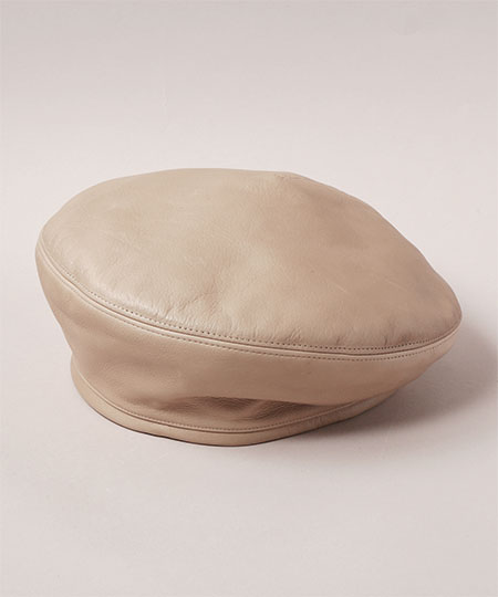 OCTOBER BERET 3 LIGHT BEIGE ONESIZE