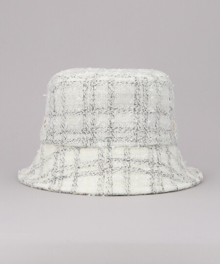 TWEED HAT 2 WHITE ONESIZE