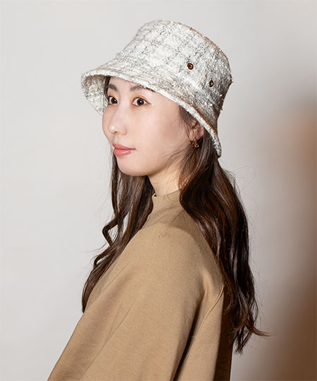 CA4LA TWEED HAT ツイード　カシラ