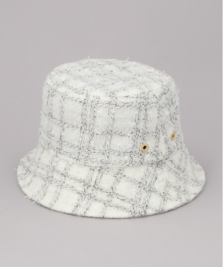 TWEED HAT 2 WHITE ONESIZE