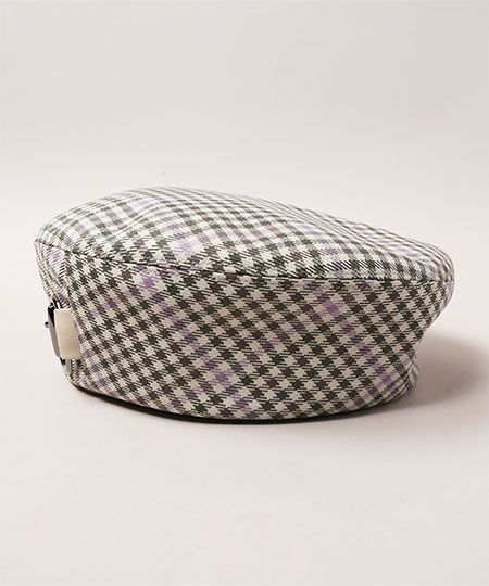 PLAID BERET 9