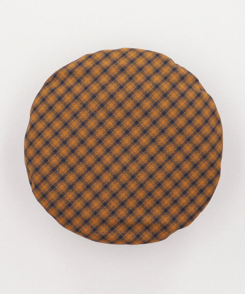 PLAID BERET 9 BEIGE ONESIZE