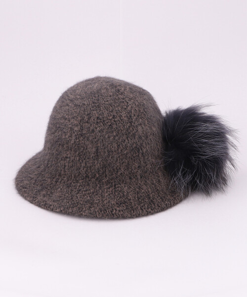 MARAFUR HAT BROWN ONESIZE