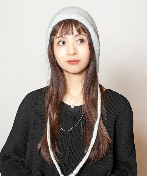 モデル頭囲：56cm 着用サイズ：ONESIZE