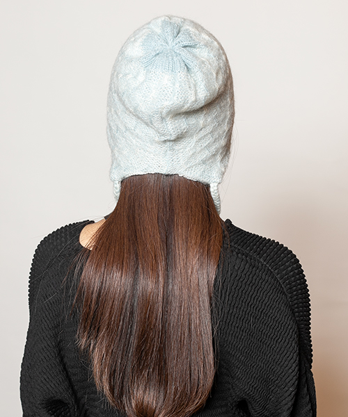 モデル頭囲：56cm 着用サイズ：ONESIZE