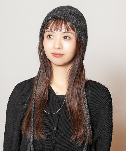 モデル頭囲：56cm 着用サイズ：ONESIZE