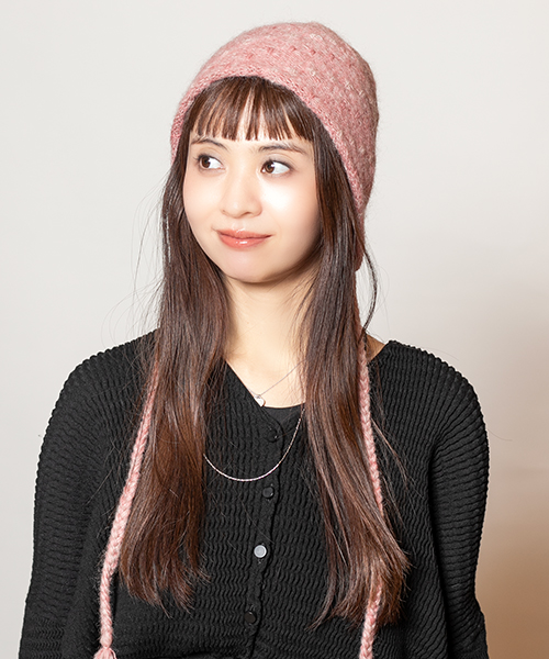 モデル頭囲：56cm 着用サイズ：ONESIZE