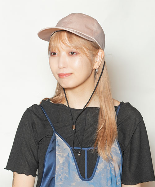 モデル頭囲：58cm 着用サイズ：ONESIZE