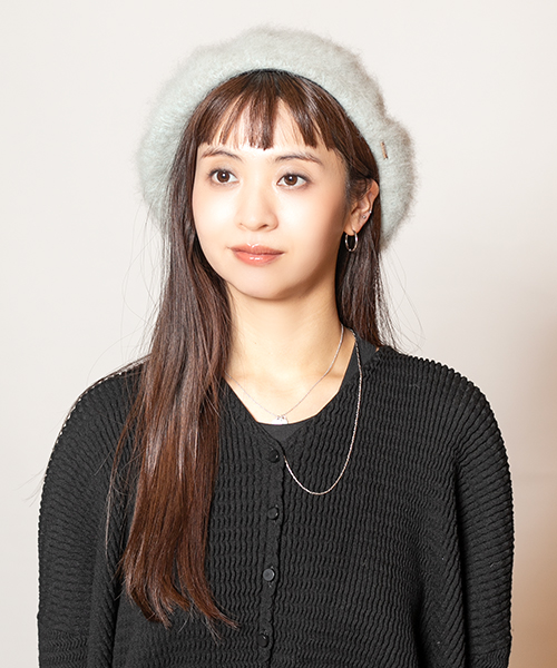 モデル頭囲：56cm 着用サイズ：ONESIZE