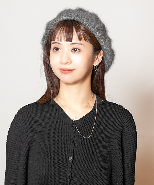 モデル頭囲：56cm 着用サイズ：ONESIZE