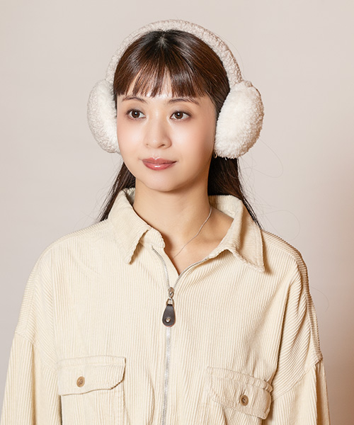 モデル頭囲：56cm 着用サイズ：ONESIZE