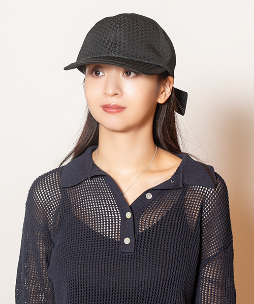 モデル頭囲：56cm 着用サイズ：ONESIZE
