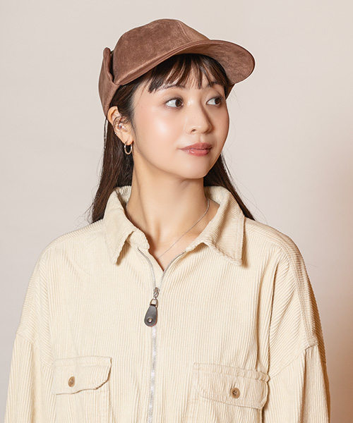 モデル頭囲：56cm 着用サイズ：ONESIZE