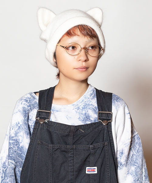 モデル頭囲：54cm 着用サイズ：ONESIZE